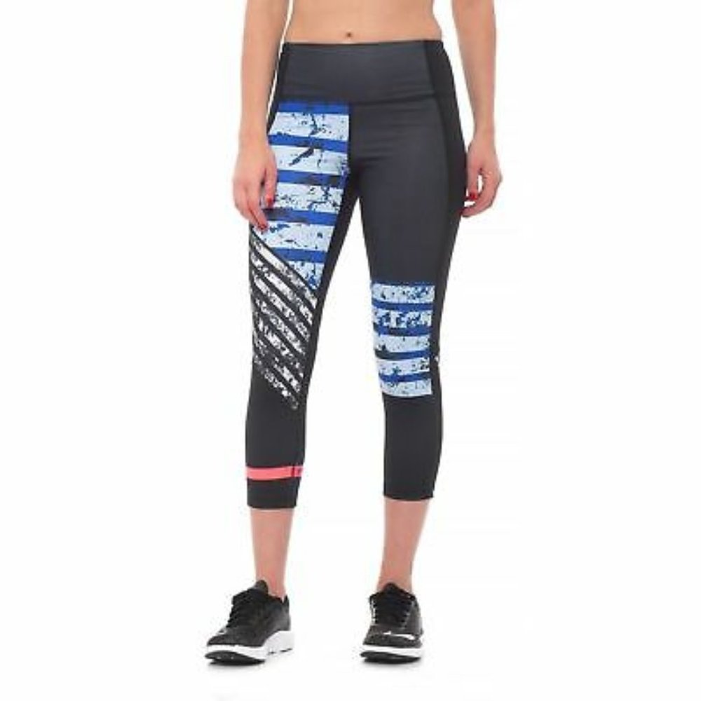 UNDER ARMOUR HEATGEAR MIRROR HIGH-RISE CROP TIGHTS FITTED